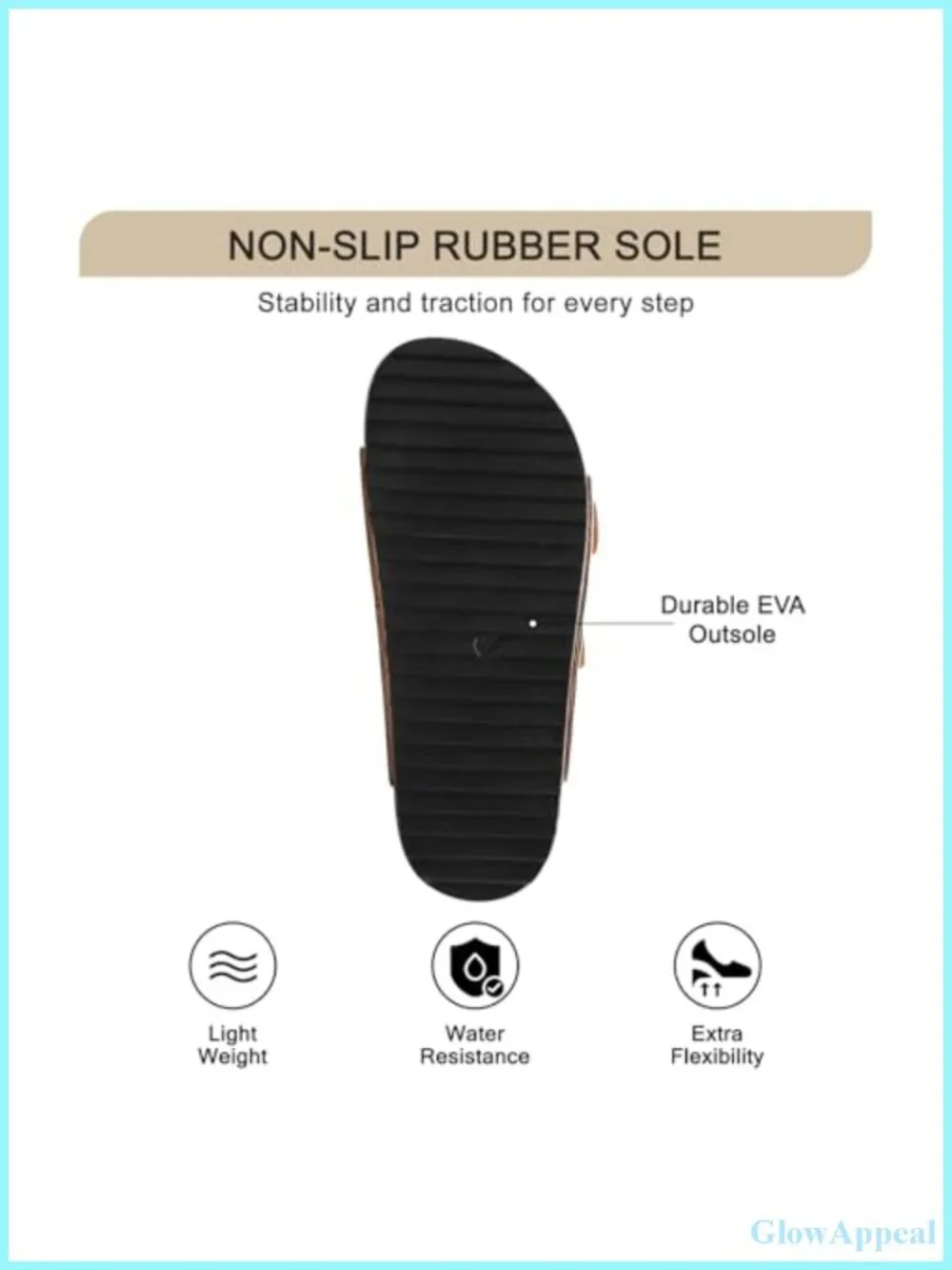 Platform Sandals Suede Cork Footbed Studded Slides Double Buckle